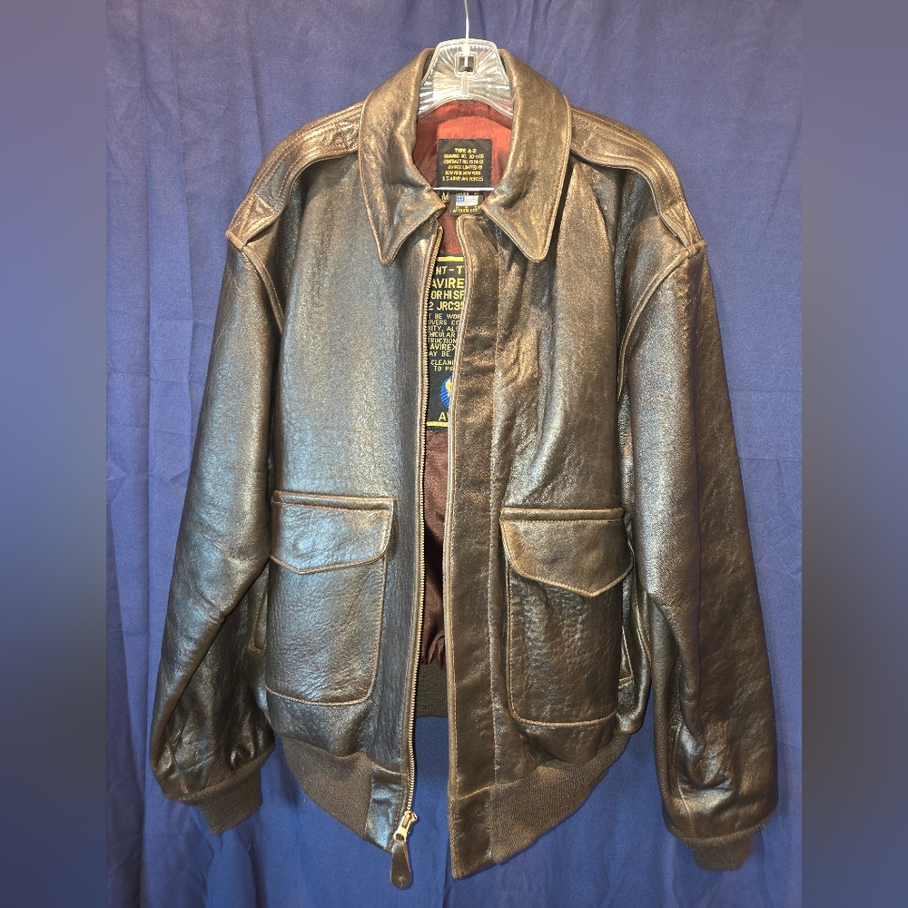 Avirex A-2 Leather Flight Jacket